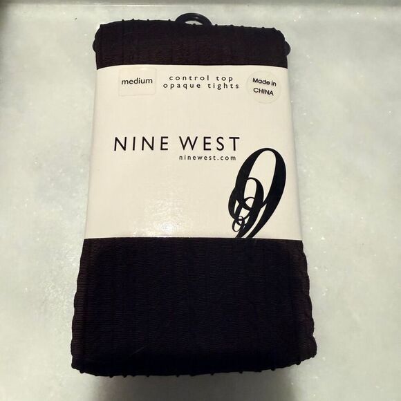 Lot Of 4 NWT Nine West Thi-Hi West Loop & Secret Wishes Tights Black Medium - Picture 2 of 5